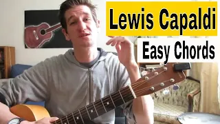 How to play 'Grace' Lewis Capaldi on Guitar (beginner lesson)