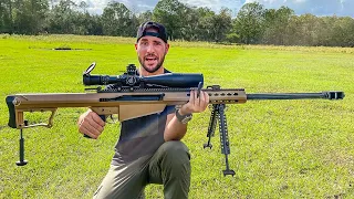 Shooting My $17,000 Sniper Rifle For The First Time!! (sonic boom)