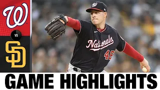 Nationals vs. Padres Game Highlights (7/7/21) | MLB Highlights