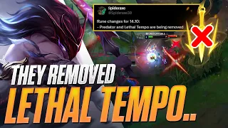 They removed LETHAL TEMPO.... | Dzukill