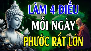 Kê Cao Gối Ngủ Khi Làm được 4 Điều Công Đức Cực Lớn - Lời Phật Dạy Nên Nghe