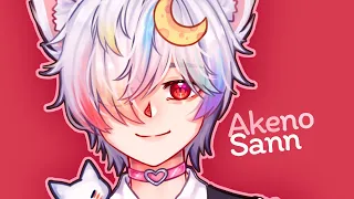 Speedpaint Sai v.2 | Commission Vtuber model AkenoSann