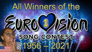 All Winners of the Eurovision Song Contest (1956-2021) | American Reacts