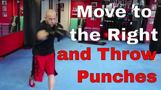 Boxing Footwork | Moving to the Right While Punching