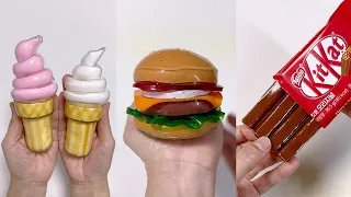 DIY🍦🍔🍫🥨 Squishy with Nano Tape! (Ice cream, Burger, Chocolate, Pretzel)