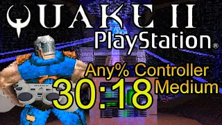 Quake II (PSX) speedrun - Any% Controller - Medium - 30m18s [WR]