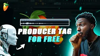 How To Make A Producer Tag In 2024 For FREE | Fl Studio Tutorial