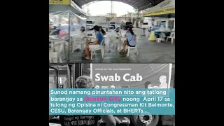 Recap of the OVP's Swab Cab rollout in Quezon City