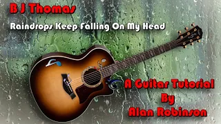 How to play: Raindrops Keep Falling On My Head by B J Thomas (2023 version - Easy)