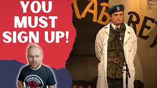 Englishman Reacts to... Polish Kabaret KMN - Komisja Wojskowa Legionowo