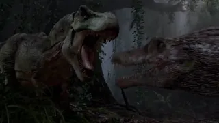 T-Rex Vs. Spinosaurus [How It Should've Ended & As An Ending] Jurassic Park III Revised