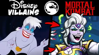 What if DISNEY VILLAINS Were in MORTAL KOMBAT?! (Stories & Speedpaint)