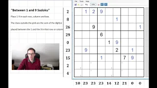 A Sudoku Exclusive:  "Between 1 & 9" Set By Us For You!