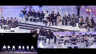 Idol reaction to BTS Life Goes On performance (Fan Made)