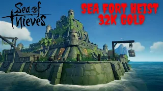 Sea of Thieves - Sea Fort Heist with Reaper's Bones Flag - 32K Gold