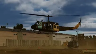 Showing my Huey some love!!  DCS: UH-1H Huey