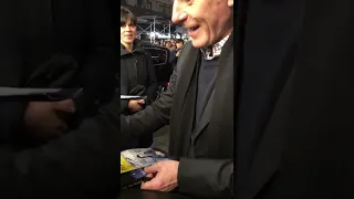 Bryan Cranston Signing Autographs for fans in New York City