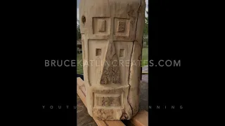 Chicomecōātl Wood Carving In Progress