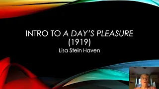 An Introduction to Chaplin's "A Days Pleasure" by Lisa Stein Haven
