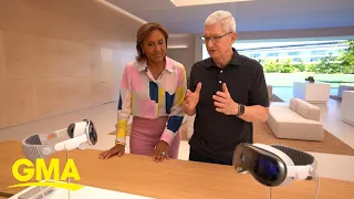 Tim Cook says Apple Vision Pro will change how people engage with tech l GMA