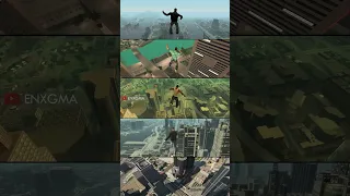 GTA Characters EPIC Free-Fall 🔥 (from Highest Point!)