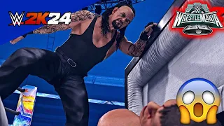 WWE 2K24 - Undertaker vs Kane Casket Match at WrestleMania - Delta Gaming