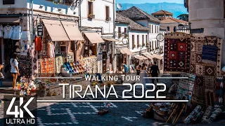 【4K 60fps】🇦🇱 VIRTUAL WALKING TOUR: 🚶 «Tirana - Albania 2022» 🎧 ORIGINAL SOUNDS 🚫 NO COMMENT 📺 ASMR