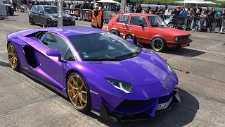 VW Golf vs Lamborghini Aventador