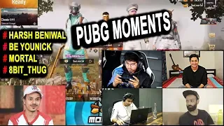 Harsh Beniwal, Be YouNick, Mortal, CarryMinati, Dynamo, Thug Playing Pubg 🔴 PUBG MOBILE live