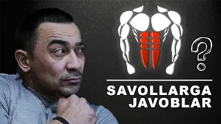 Bodibilding bo'yicha savollarga javoblar - Aziz Estet