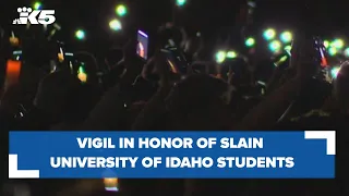 Families of University of Idaho students who were murdered remember them at campus vigil