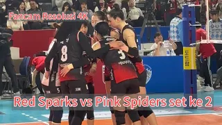 Fancam Red Sparks vs Pink Spiders Semifinal leg 2