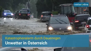 Katastrophenalarm durch Dauerregen im Dreiländereck bei Bregenz