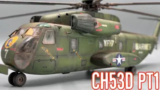 Paint USMC Helicopter CH53D (PART1) Vietnam Sea Stallion #chopper #huey