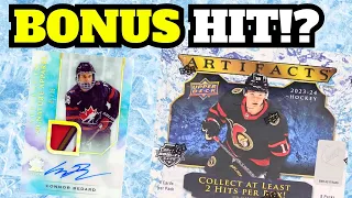 BEDARD BONANZA! OPENING A NEW 2023-24 UPPER DECK ARTIFACTS HOBBY BOX!