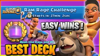 Best Decks And Tips For Ram Rage Challenge In Clash Royale !! | Ram Rage Challenge Deck