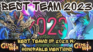 Gems of War BEST TEAM of 2023 | The best gems of war team of 2023 with 2 honorable mentions