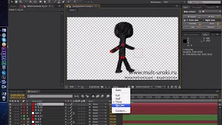 Урок 2. Adobe After Effects. Duik IK. Как сделать персонажа и анимацию походки. Inverse Kinematics