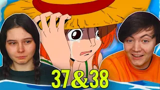 WALK TO ARLONG PARK 👒 One Piece Ep 37 & 38 REACTION & REVIEW