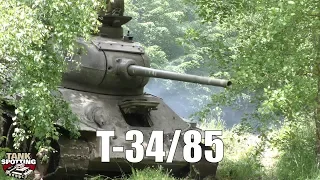 T-34/85 Medium Tank Engine Doesn't Cooperate - Armoured Division 75th Anniversary