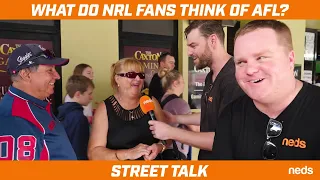 STREET TALK | What NRL fans think about AFL