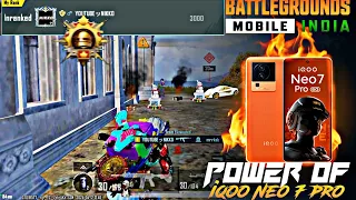 POWER OF IQOO NEO 7PRO🔥 bgmi 1v4 clutch #gamplay #iqooneo7pro #pubg#bgmi