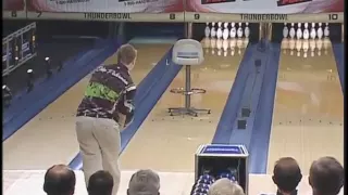 Osku Palermaa Bowling Trick Shot - Launches a Bowling Ball Over a Chair