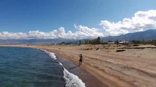 Issyk Kul Lake, Kyrgyzstan - Drone Timelapse