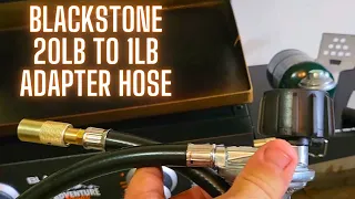 Blackstone Propane Adapter Hose & Regulator for 20 lb Tank