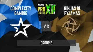 CS:GO - Complexity vs. Ninjas in Pyjamas [Train] Map 1 - ESL Pro League Season 12 - Group B - EU