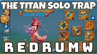 THE TITAN "REDRUMW" MYTHIC  SOLOTRAP OVERVIEW - BLACKWING T5 RALLY VS 170MILLION BURN? -Lords Mobile