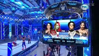 Asuka & Nikki Cross Vs Bayley & Sasha Banks - WWE Smackdown 17/07/2020 (En Español)