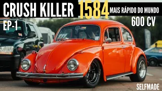 VW FUSCA 1975 - CRUSH KILLER o 1584 MAIS RÁPIDO DO MUNDO