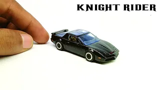I made Knight Rider K.I.T.T. Lightweight hot wheels